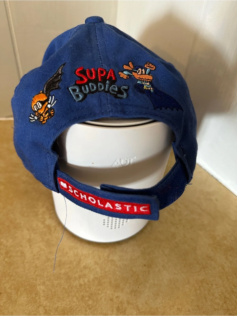 Scholastic Dog Man Hat Blue Youth Adjustable Snapback Graphic Cap